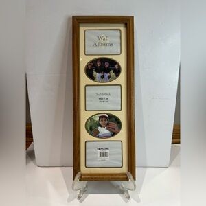 Vintage Solid Oak Multi-Opening Picture Frames
